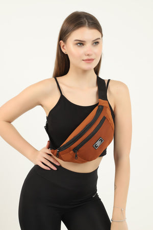 Tile U8 2-Compartment Adjustable Cross Strap Canvas Unisex Waist And Shoulder Bag E:38 B:17 G:7