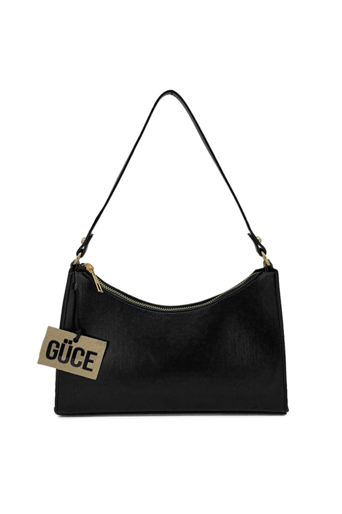 Schwarze Baguette Baguette Hand- und Schultertasche Gc009000