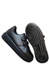 Unisex Girls Boys Velcro Sneakers Sneaker - Black