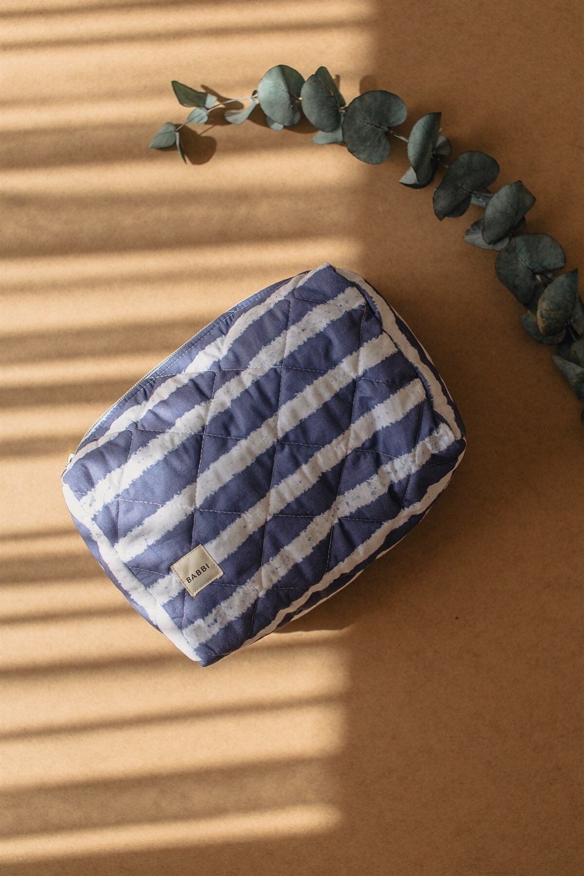 Atelier Babbi Mommy Baby Bag-100% Organic Cotton- Navy Blue