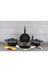 Granite 7 Pieces Chef Pan and Cookware Set