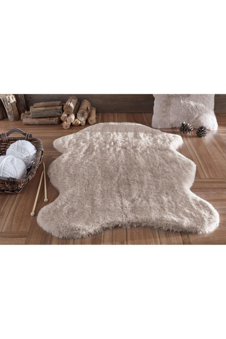 Mink Color Plush Post Carpet Animal Hide Look Plush Carpet 60x100 80x130 80x150 100x150 120x180 Cm - Swordslife