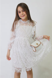 Girl Summer Dress With Bag (2026 New Season 134)
