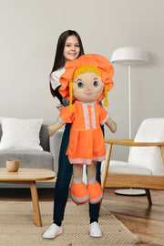 Mira Plush Doll 100Cm Orange