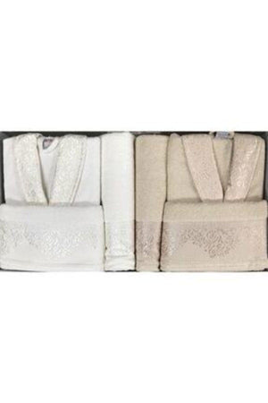 Cotton Jacquard VIP Bathrobe Set - Swordslife