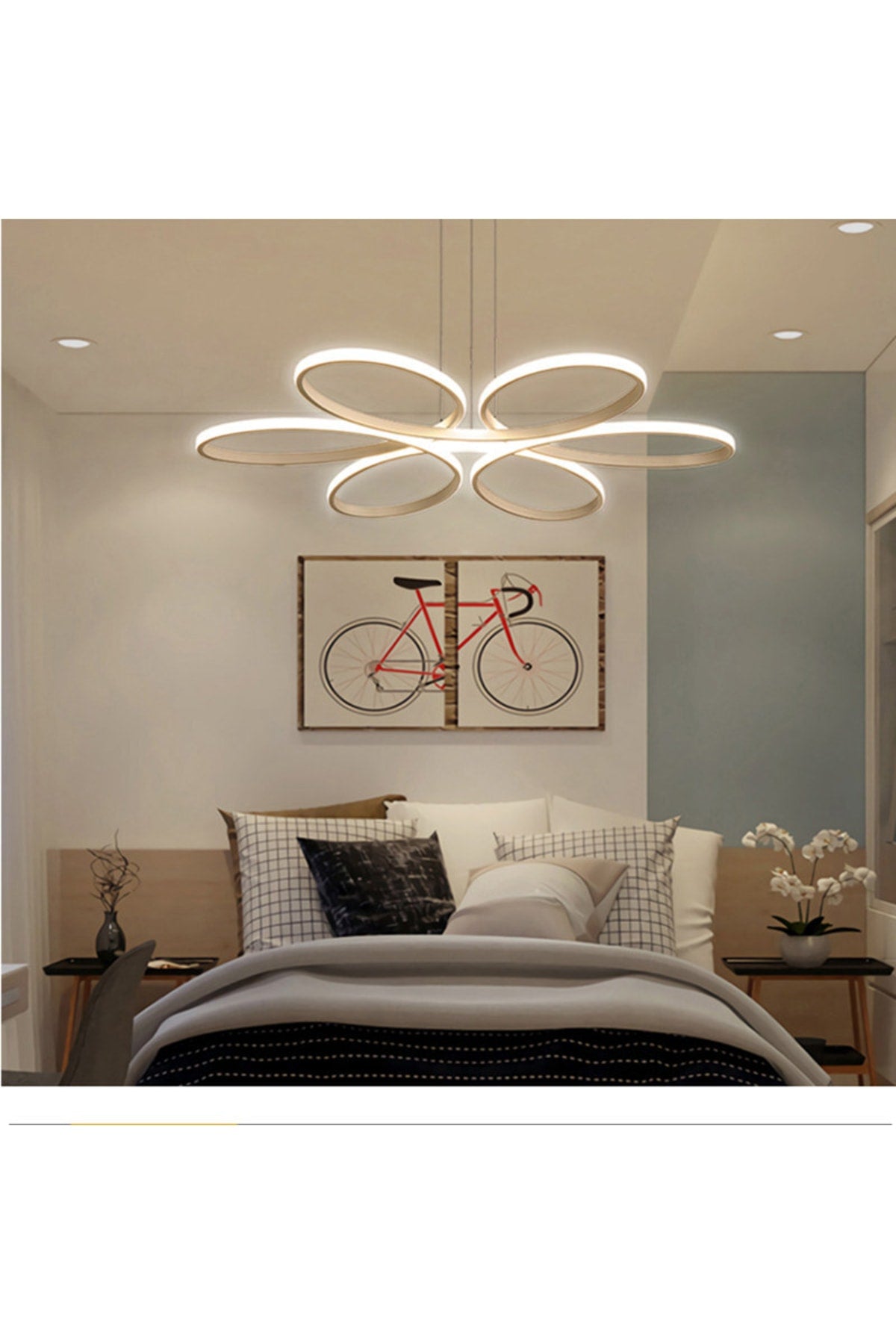 Stella Moderne Led Weiß Sport Kronleuchter Wohnzimmer Küche Schlafzimmer Kronleuchter