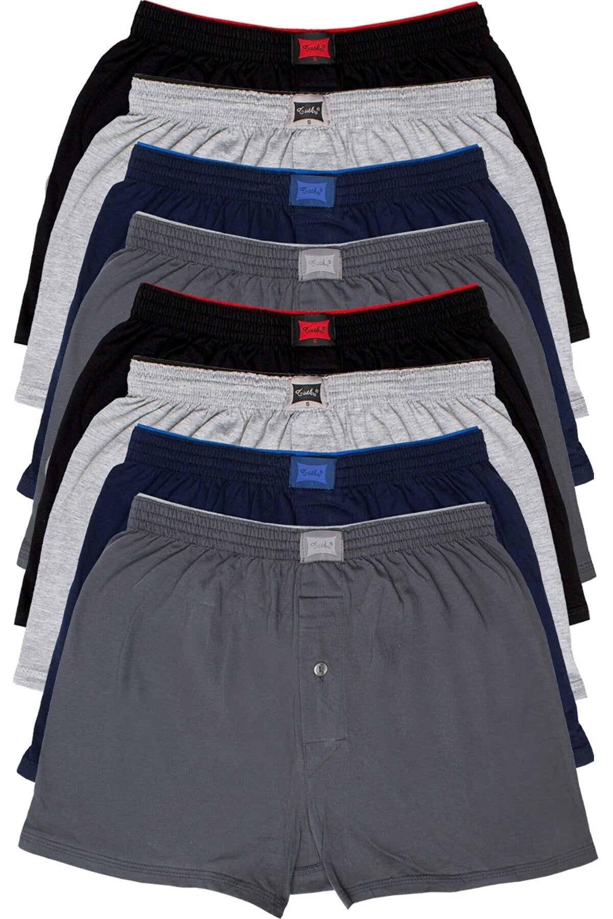 8 Opportunity Items! Men'S Combed Cotton Towel Waist Boxer