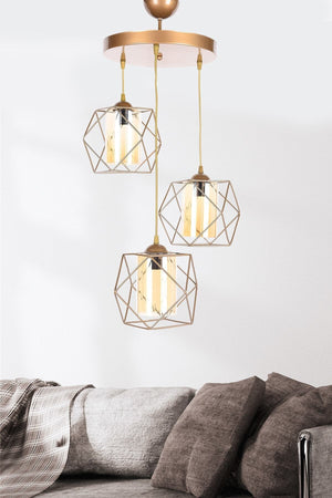 Mudulight Fer 3 Piece Pendant Lamp Antique Mtla-46