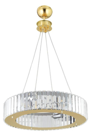 Luxury Diamond 47 Cm Gold Luxury Crystal Stone Chandelier