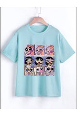 Powergirls Printed Kids T-Shirt