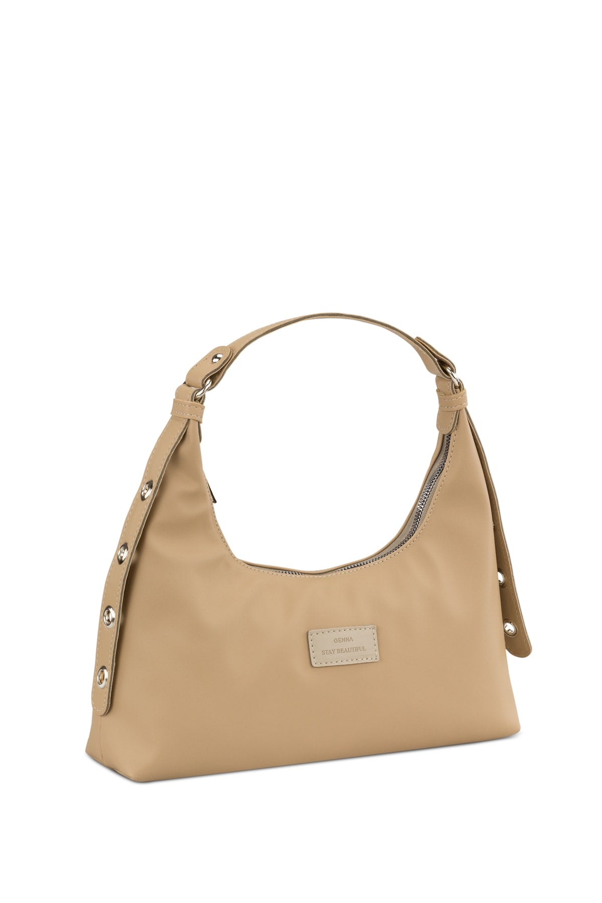 Women'S Cream Baguette Bag 205