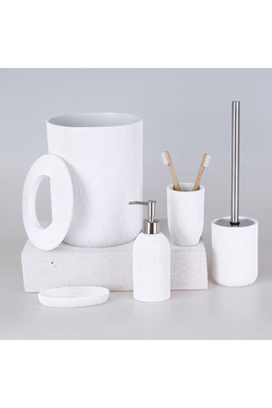 Lydia Bathroom Set White - Swordslife