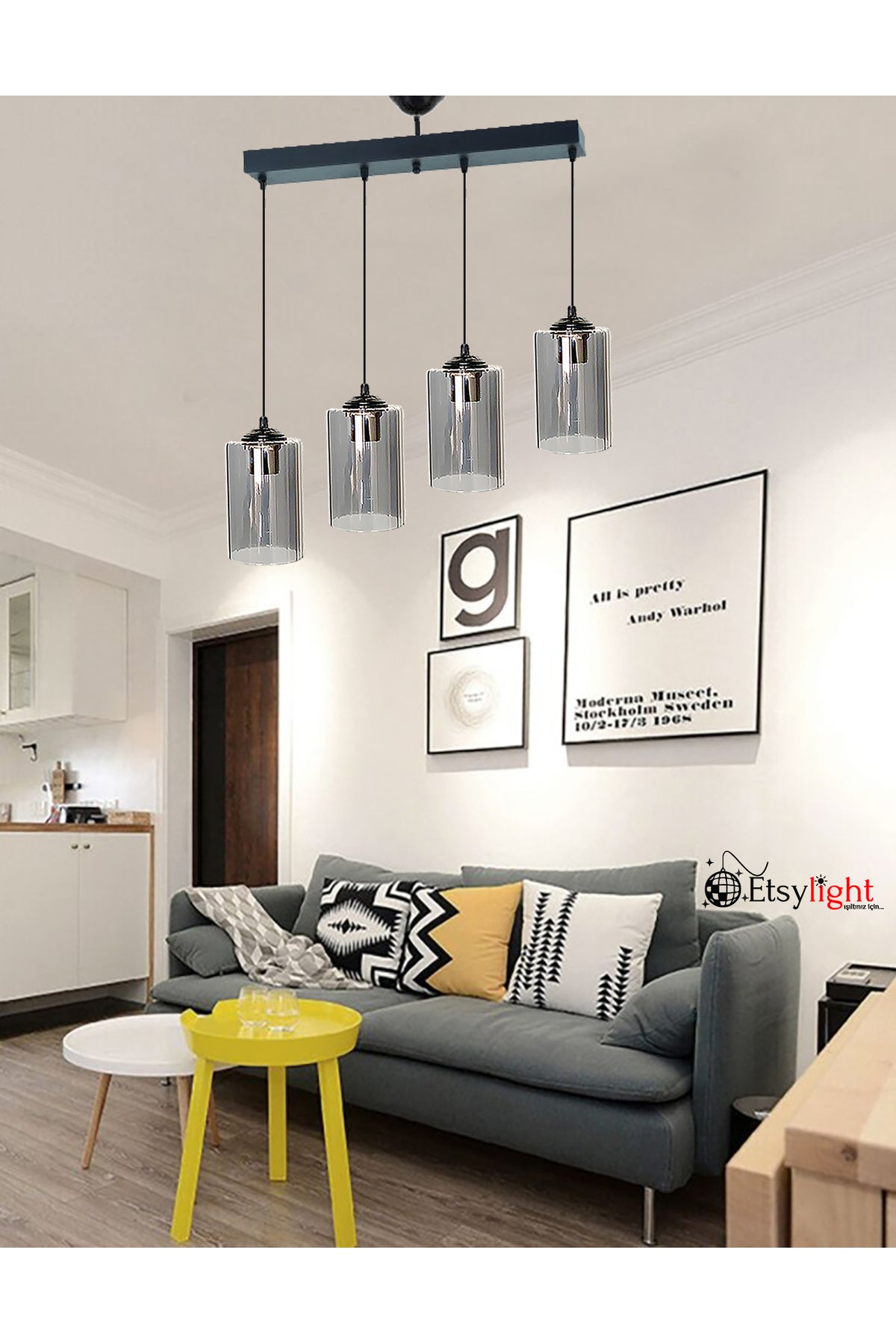 Dora Schwarzer Luxus 4-reihiger Eingangs-Kronleuchter, Küchen-Kronleuchter, Wohnzimmer-Kronleuchter, Esszimmer-Kronleuchter