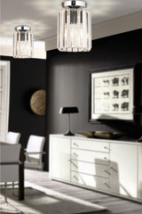 Plafonier Ceiling Silver Case Y-15 Chandelier