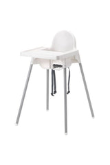 Unisex White Antelope Highchair with Tray