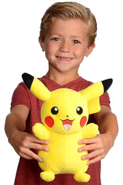 Imported Cloth Pokemon Go Pikachu Figure Plush Toy Large Size Sleeping & Playmate Pikachu 35 Cm.