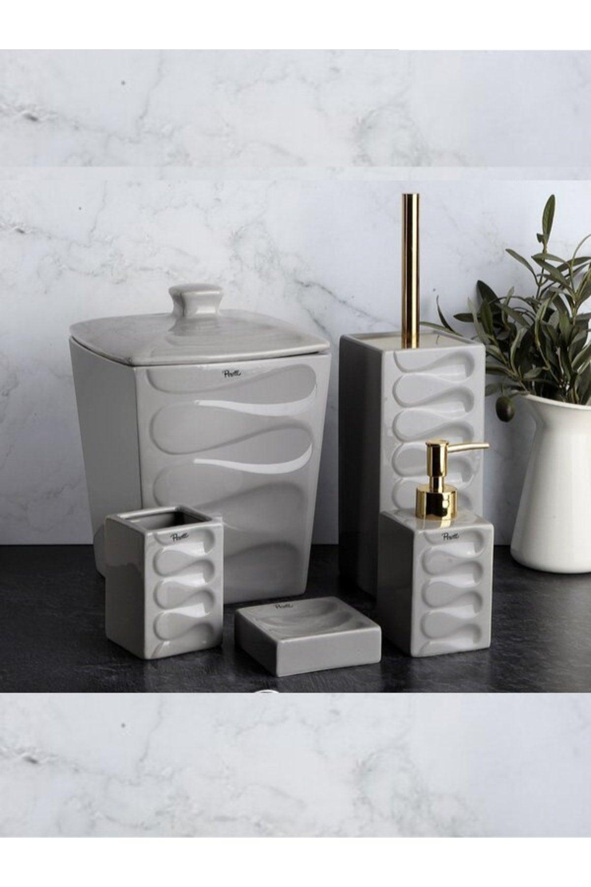 Love Box Gift Special Series Bath Set 5 Pieces Leopard with Bucket - Swordslife