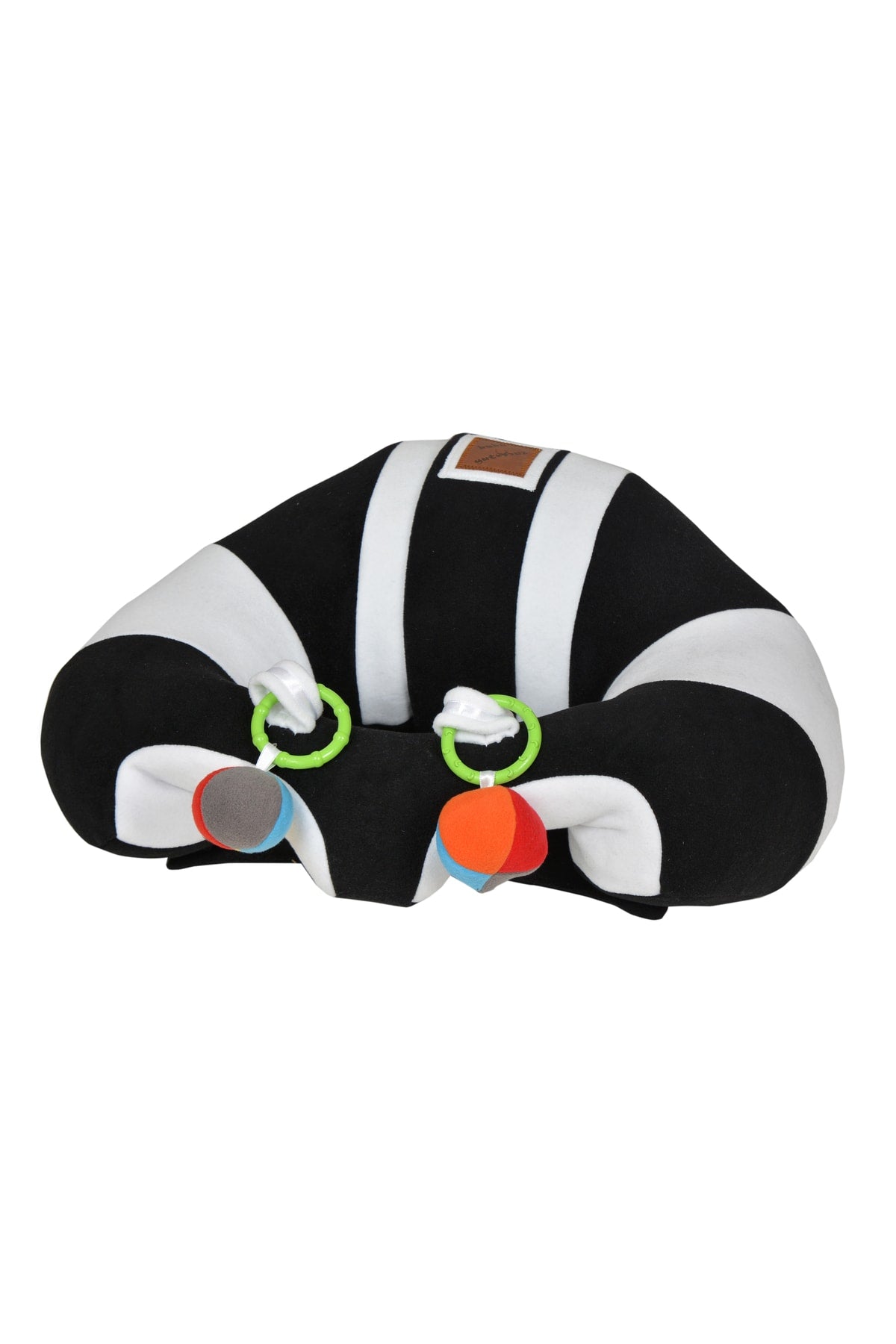 Rattle Black and White Baby Seating Support Cushion Baby Seat