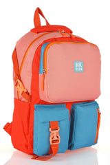 Hkn 9012 Primary School Backpack School Bag Multi-Compartment Puppy Mouth