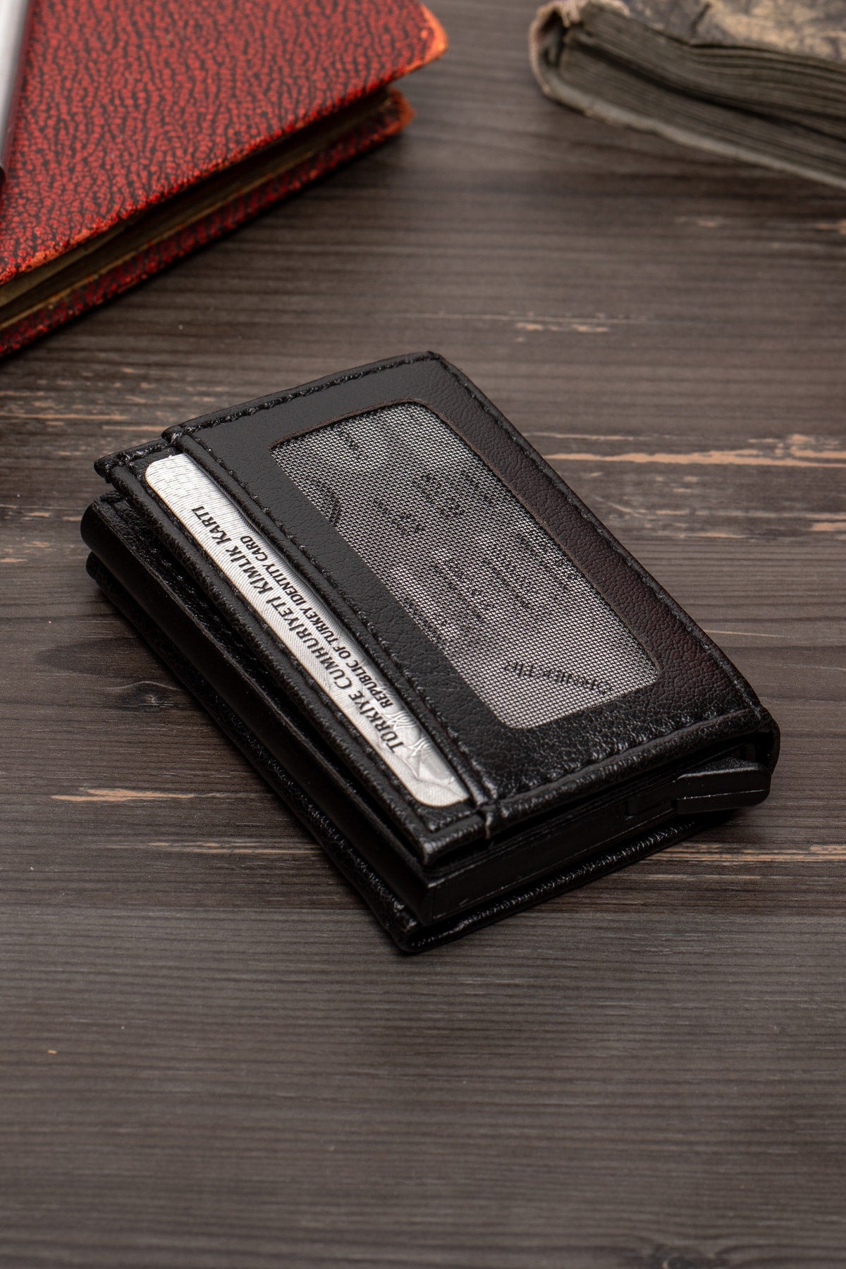 Mechanism Men'S Leather Wallet