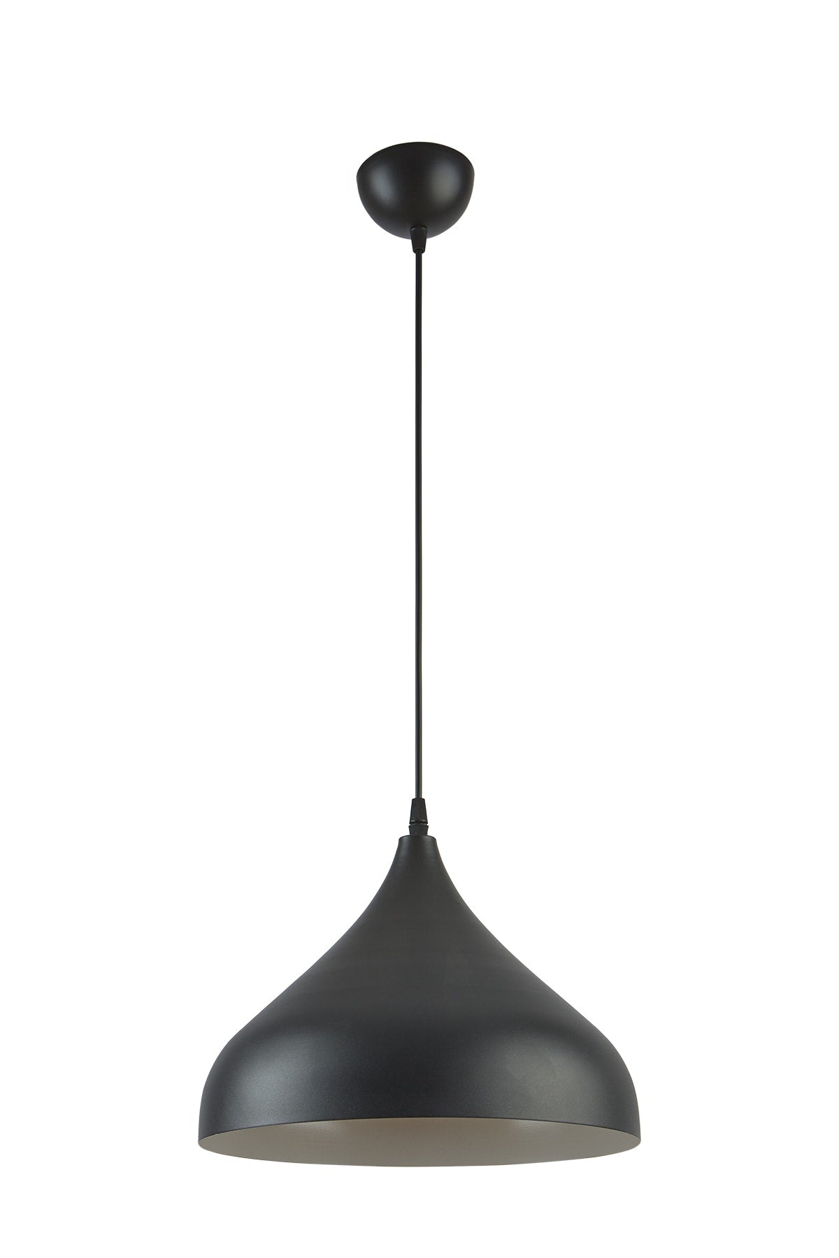 Reyes Special Design Modern Living Room - Kitchen - Cafe Black Inside White Single Pendant Lamp Chandelier