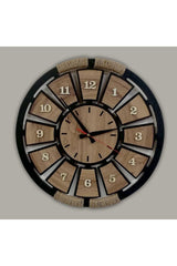 Decorative Analog Wall Clock with Wooden Rope - Swordslife