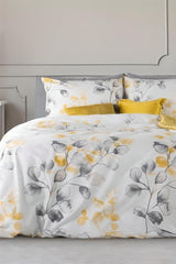 Double-Sided Double Duvet Cover Set with Elastic Linen Pattern 7149 - Swordslife
