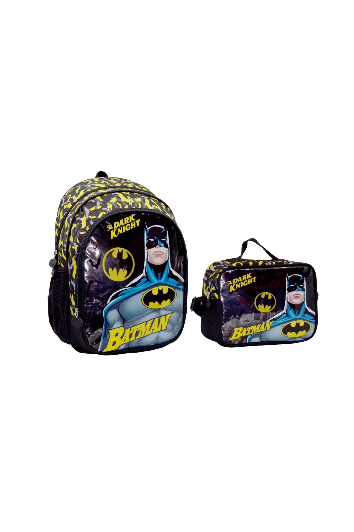 Batman- Primary And Secondary School And Daily Backpack And Lunch Box Set