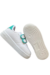 Unisex - Girls - Boys Velcro Sneakers Snekaer - White