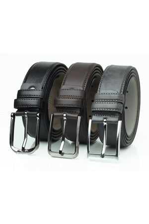 3 Pieces Men'S Classic Belt