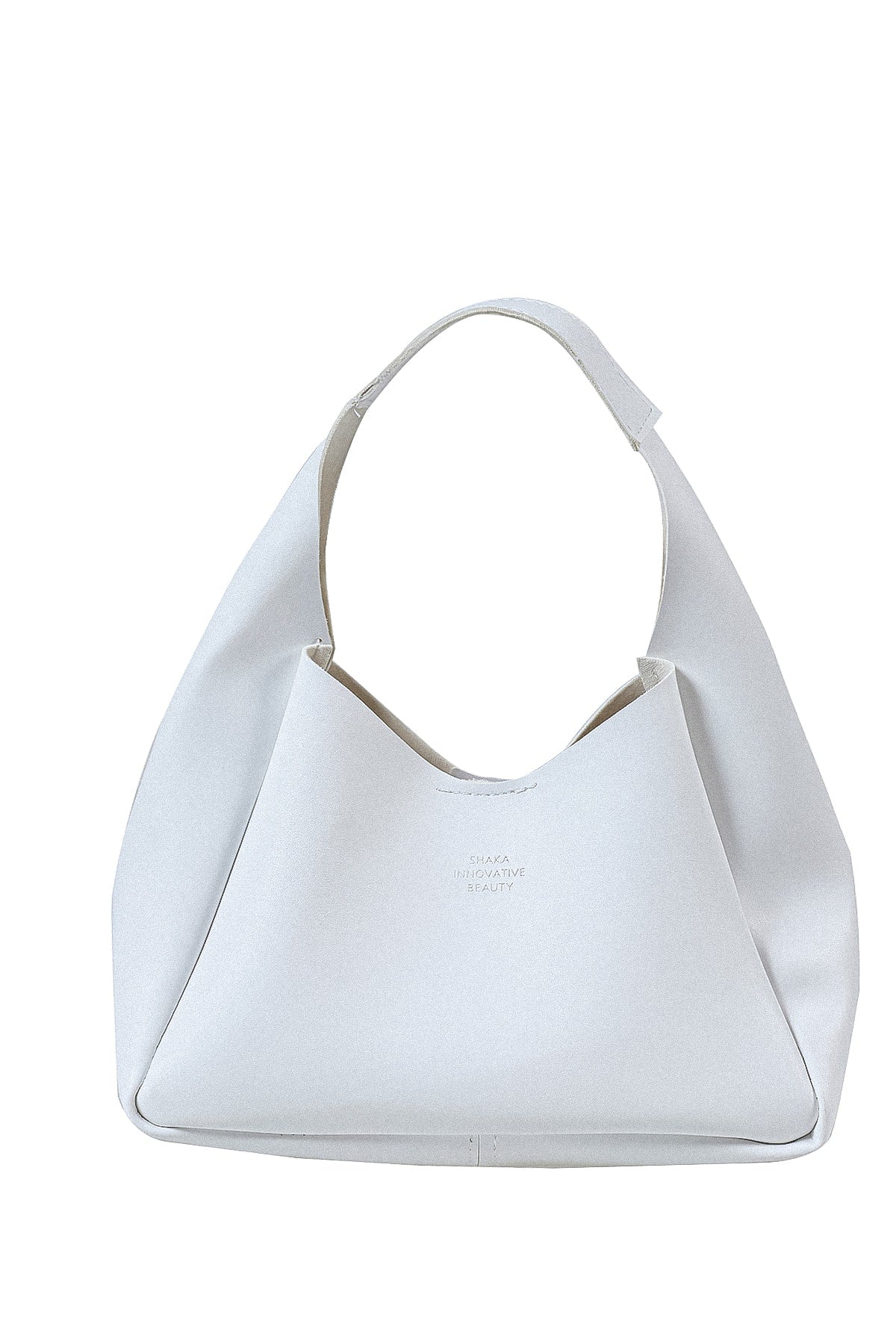 White Shk19 Zippered Imitation Leather Women's Hand And Shoulder Bag With Wallet E:33 L:15 W:10 Cm