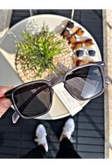 Sunglasses Women & Men Uv400 Glass Ce Certificated Transparent Gray Lorraınew