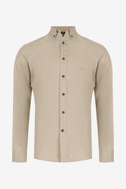 Beige Oxford Shirt