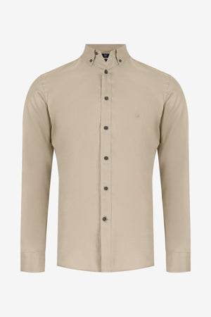 Beige Oxford Shirt