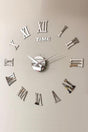 Time Collection 3d Roman Numeral Wall Clock (SILVER) - Swordslife