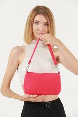 Fuchsia U16 Daily Sport Canvas Fabric Baguette Women's Hand And Shoulder Bag U:23 E:15 W:7
