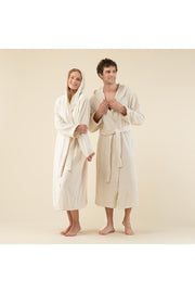 Lydia Unisex Bathrobe Natural - Swordslife