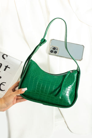 Women'S Crocodile Baguette Bag