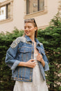 Pearl Detail Jean Jacket - Swordslife