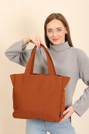 Tile U25 3 Compartment Side 2 Pocket Detailed Zipper Closure Canvas Women'S Arm And Shoulder Bag B:35 E:35
