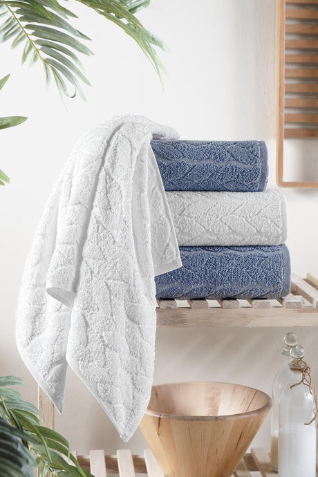 4 Pcs Bath Towel Set Turkish Bath Set 100% Cotton - Swordslife