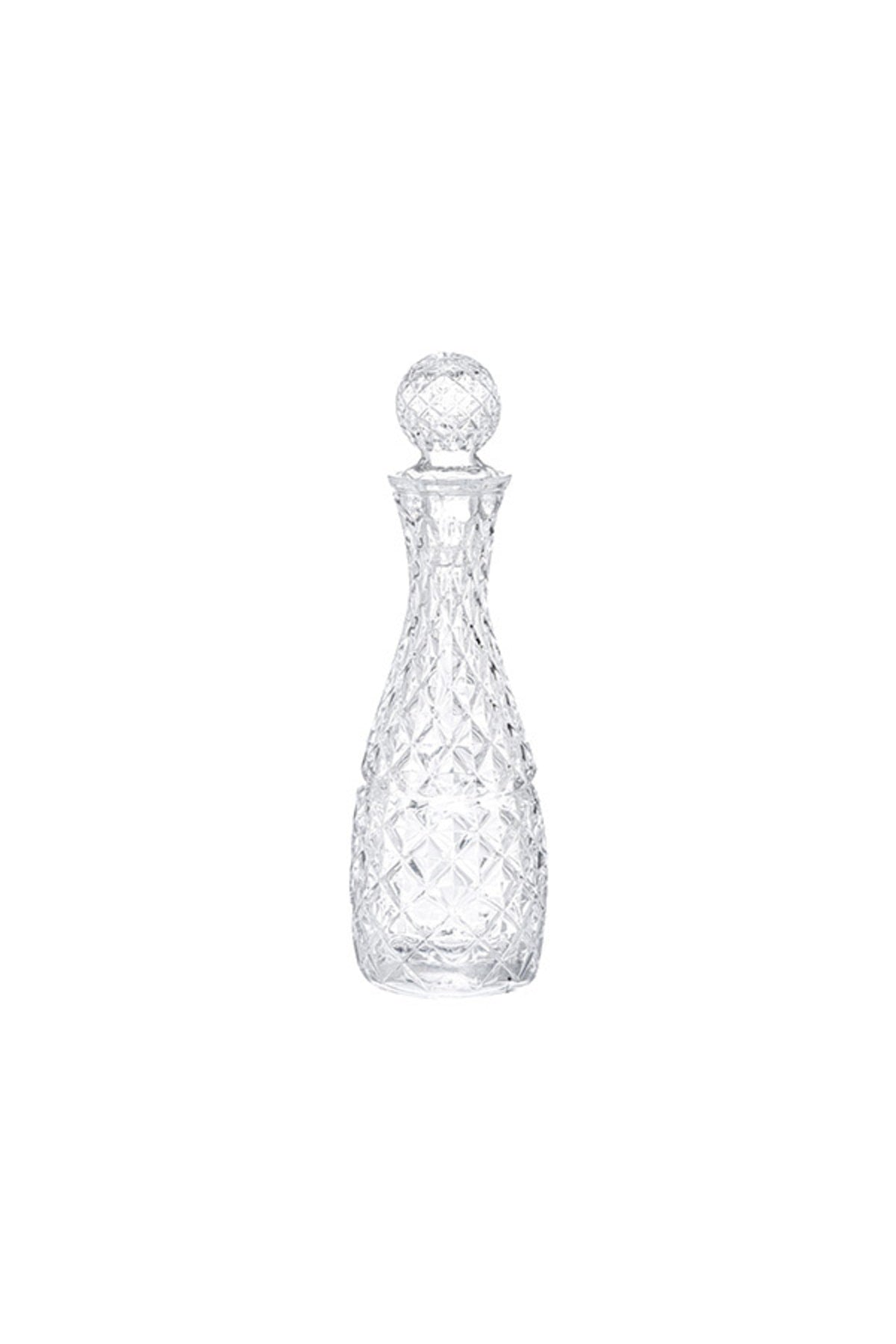 Glass Lid Iris Jug