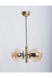 Monera Antique Finish Honey Glass Chandelier