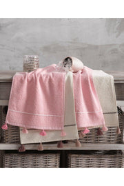 Pompom Pinky (3) 4 Piece Hand Towel Kitchen Towel - Swordslife