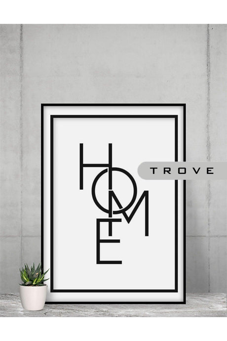 Home Text Wooden Mdf Frame Look Table Various Size Options - Swordslife