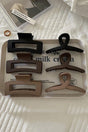 Women's 6-Piece Brown&Black Clasp Buckle Set - Swordslife