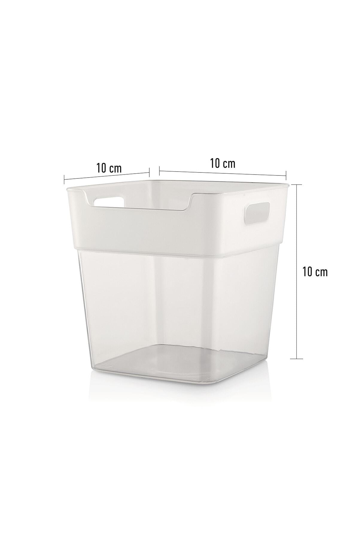 6er-Set Kühlschrank- und Abdeckungs-Organizer, Organizer (transparent)