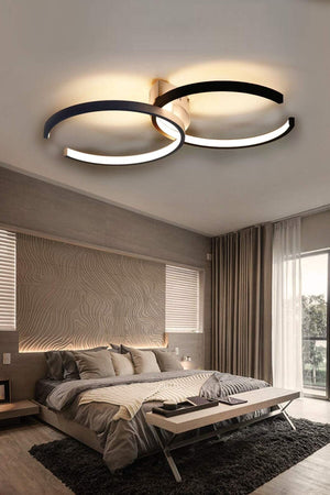 Chance C Black Case White Led Double Led Chandelier