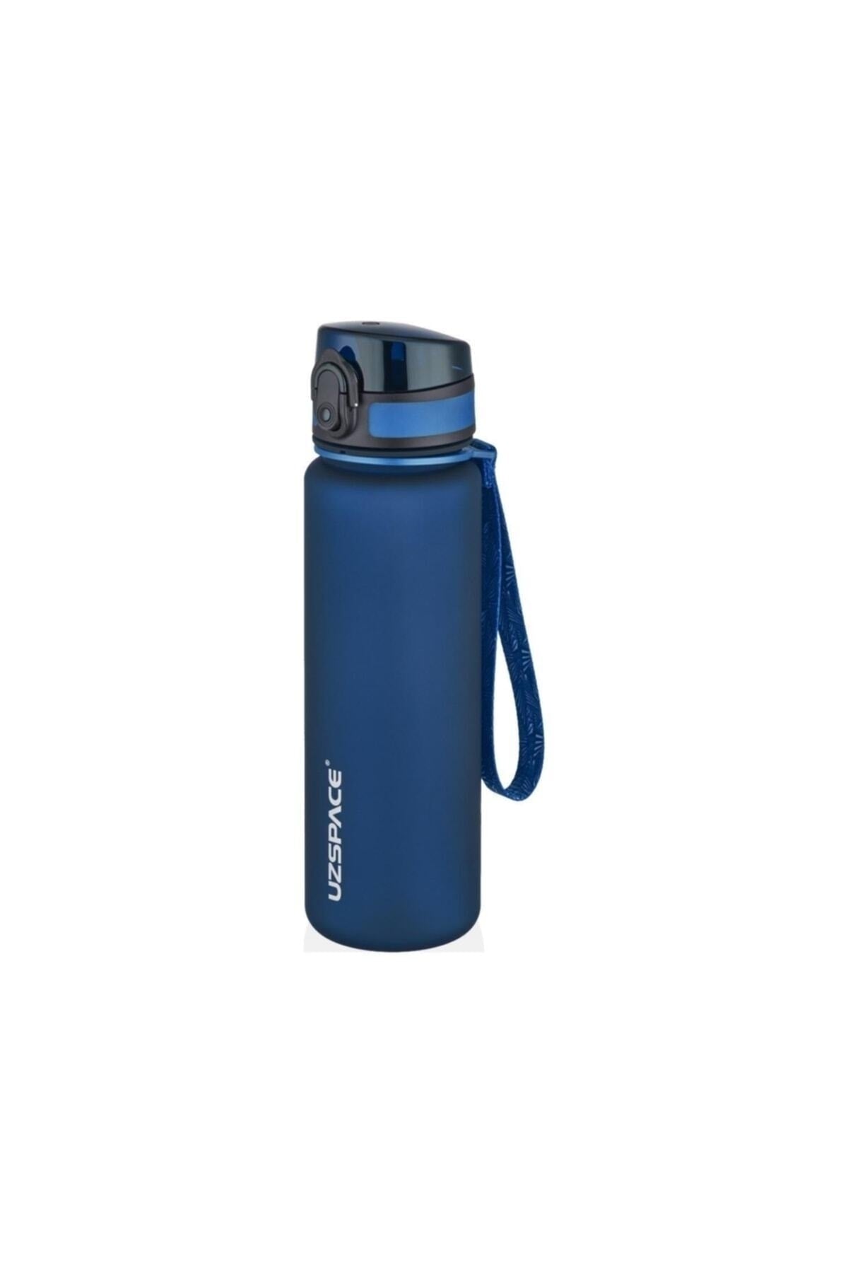500Ml Dark Blue Softtouch Tritan Water Bottle No Bpa Odor Leakage