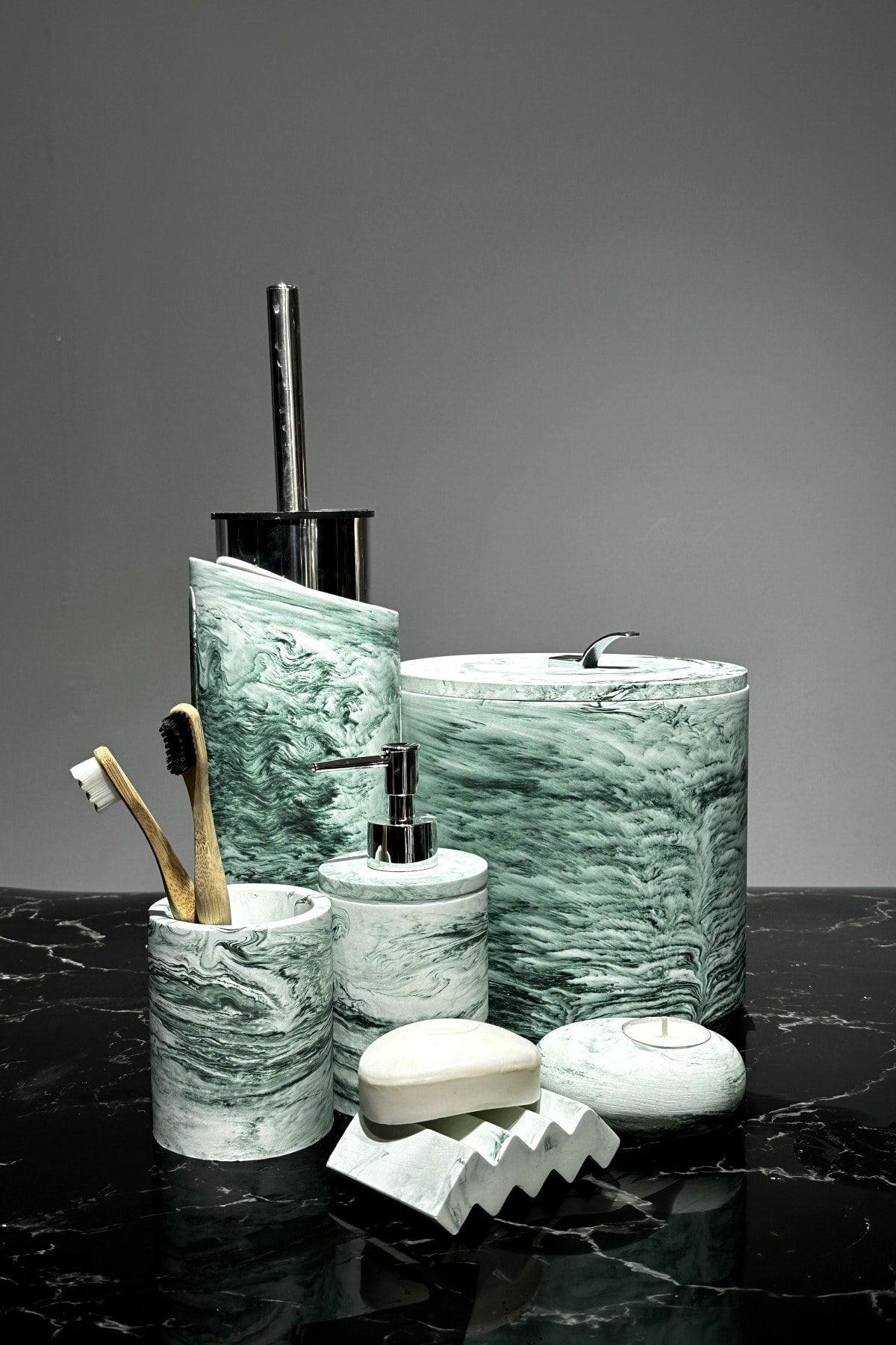 Marble Effect Concrete Bathroom Set - Swordslife